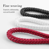 Luxury Rotating Horseshoe Buckle Hand Woven Leather Car Key
