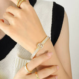 High-Grade Women's Zircon Star Bracelet Wedding Jewelry
