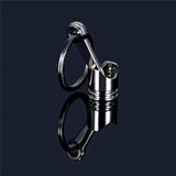 High-Grade Metal Keychain Automobile Piston Key Ring
