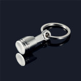 High-Grade Metal Keychain Automobile Piston Key Ring