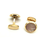 Round Copper Cufflinks for Wedding Party Dresses