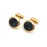 Round Copper Cufflinks for Wedding Party Dresses