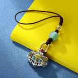 High Taotie Pattern Bell Pendant Key Chain Pendant Bag Small Pendant for Men