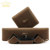 High-Grade Velvet Double Open Jewelry Box