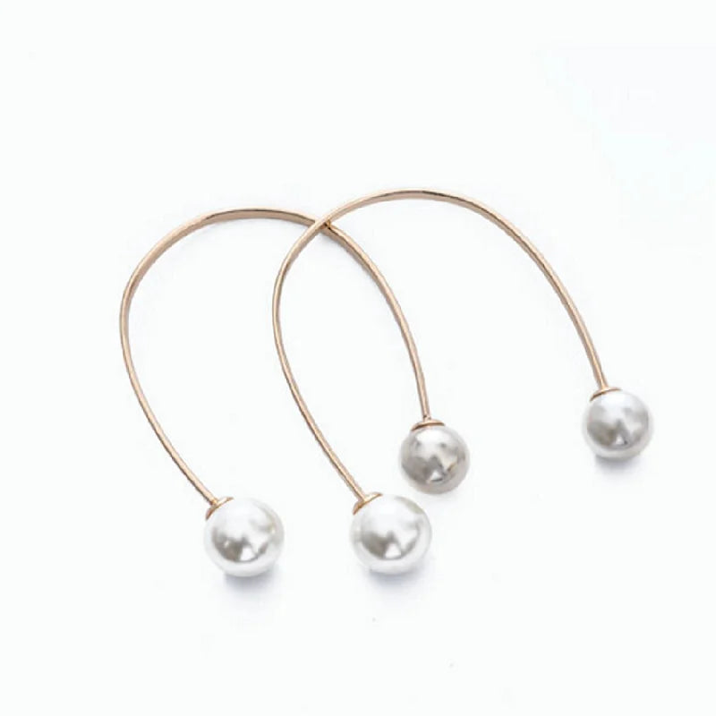 Champagne Pearl Heel Detachable Laces for Women's Shoes