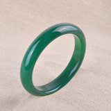Green Agate Jade Bracelet - Natural Brazil Ice Species - Gift for Mom