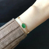 Delicate Mosaic Women's S925 Silver Lucky Birthday Bracelet
