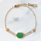 Delicate Mosaic Women's S925 Silver Lucky Birthday Bracelet