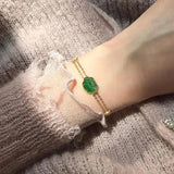 Delicate Mosaic Women's S925 Silver Lucky Birthday Bracelet