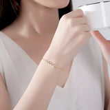 High Jewelry S925 Silver Bracelet Olive Branch Zircon Charm Bracelet