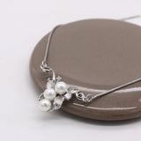 Luxury 925 Silver Necklace with Pearl Pendant