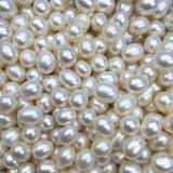 Natural Pearls Loose Beads 7-8mm Freshwater Pearl Necklace