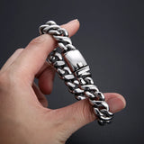 High Men's Splicing Bracelet Stainless Steel Jewelry Punk