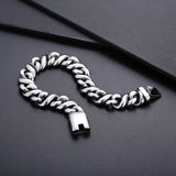 High Men's Splicing Bracelet Stainless Steel Jewelry Punk