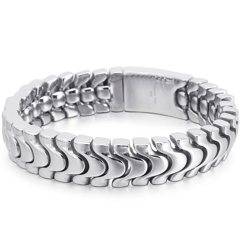 Dragon Keel Chain Stainless Steel Bracelet 16MM