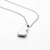 Heart Ashes Box Perfume Pendant Stainless Steel Memorial Jewelry
