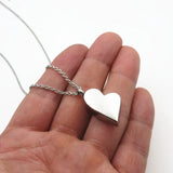 Heart Ashes Box Perfume Pendant Stainless Steel Memorial Jewelry