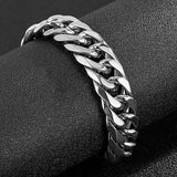 Men's 16MM Stainless Steel Rombo Link Chain Bracelet