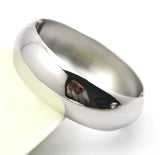Polished Silver Stainless Steel Bracelet Bangle Blank Cuff Christmas Gift