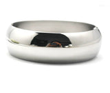 Polished Silver Stainless Steel Bracelet Bangle Blank Cuff Christmas Gift