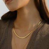 Tarnish Exaggerated 18K Plated Chunky Chain Necklace