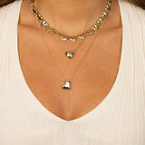 High Polished Women European Charm Necklace