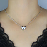 High Polished Women European Charm Necklace