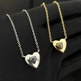 High Polished Women European Charm Necklace
