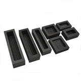 High Purity Graphite Casting Ingot Bar Mould for Silver Copper Melting Refini...