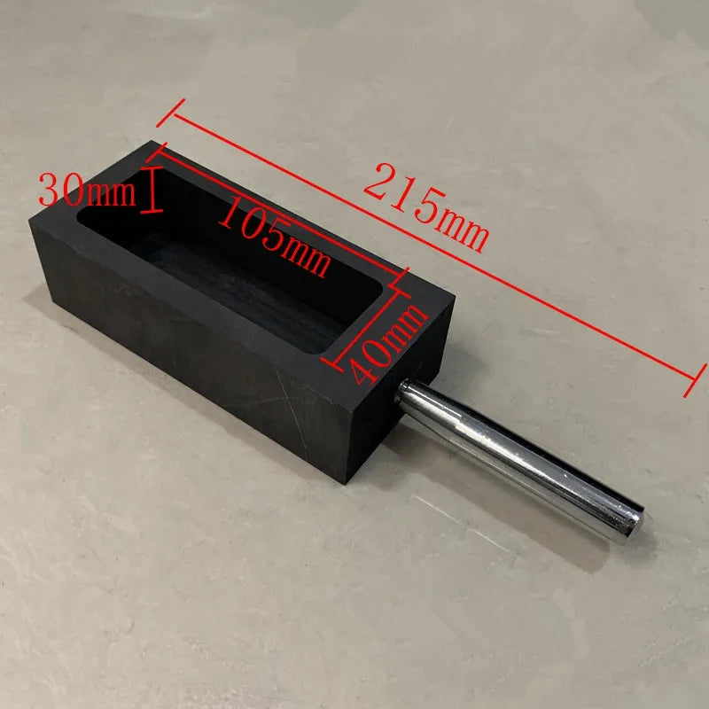 High Purity Graphite Melting Crucible Casting Crucible Graphite Ingot Mold