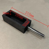 High Purity Graphite Melting Crucible Casting Crucible Graphite Ingot Mold