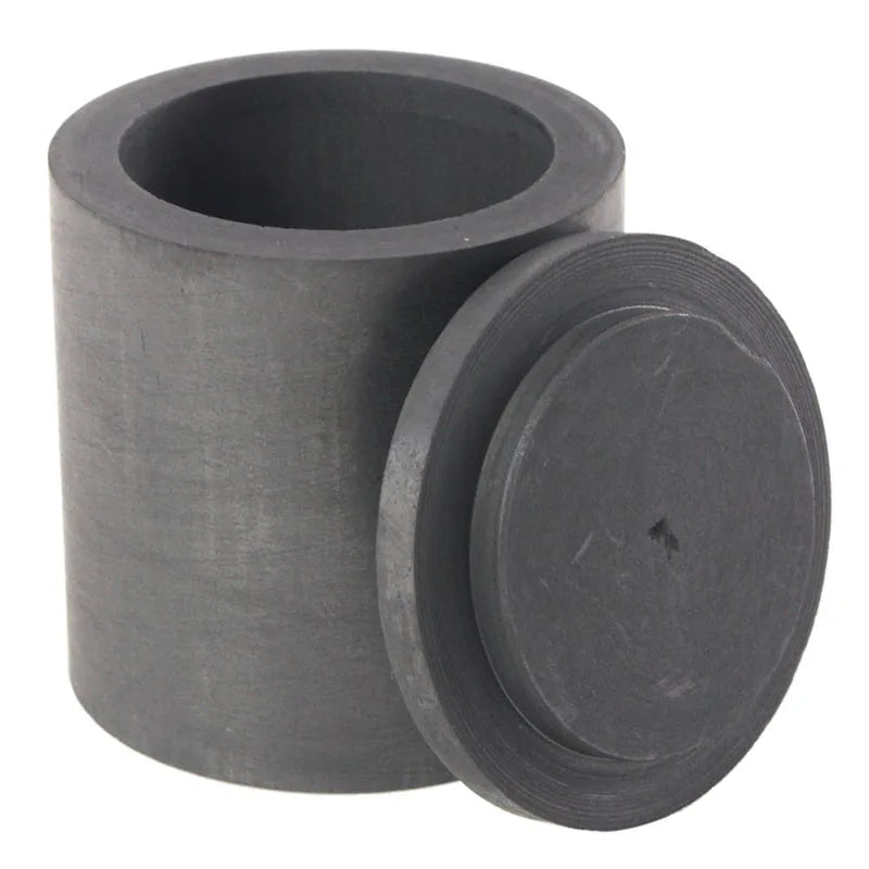 High Purity Graphite Melting Crucible 40*40mm With Lid Cover