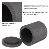High Purity Graphite Melting Crucible 40*40mm With Lid Cover