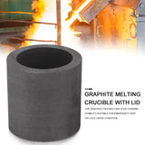 High Purity Graphite Melting Crucible 40*40mm With Lid Cover
