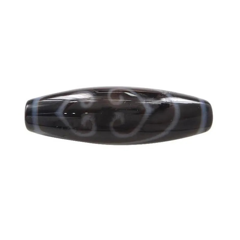 Natural Agate Hearts Tibetan Dzi Beads