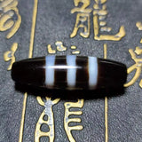 Natural Agate Strip Tibetan Dzi Beads