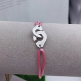 316 Stainless Steel Rope Handcuff Bracelet Menottes Bijoux Corde Brac