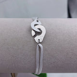 316 Stainless Steel Rope Handcuff Bracelet Menottes Bijoux Corde Brac