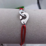 316 Stainless Steel Rope Handcuff Bracelet Menottes Bijoux Corde Brac