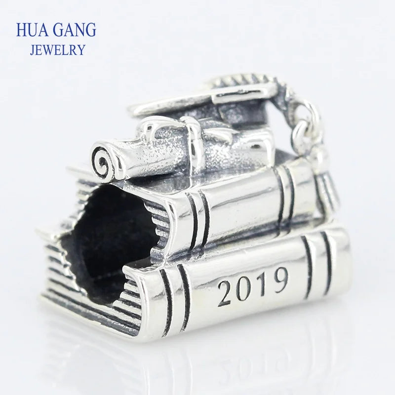 1 Pandor 925 Sterling Silver Charm Happy Graduation Beaded Accessories