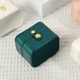 Mini Rectangle Button Jewelry Box Pink/Green/White 7x5x5.5cm