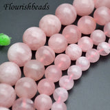 10-14mm Rose Crystal Quartz Round Beads DIY Necklace Jewelry Making