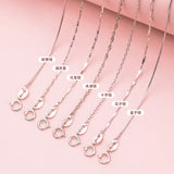 925 Sterling Silver Necklace Chain for Women