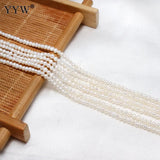 100% Cultured Potato Freshwater Pearl Beads 2.5-3mm for DIY Jewelry