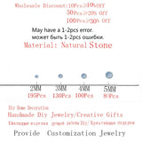 100% Natural Stone Aquamarine Beads 2/3/4mm