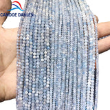 100% Natural Stone Aquamarine Beads 2/3/4mm