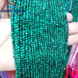 Natural Green Malachite Round Beads 2/3/4mm