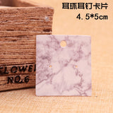 100pcs Paper Necklace Card Bracelet Earrings Display Packaging Card