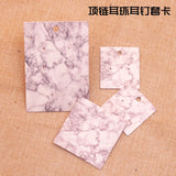 100pcs Paper Necklace Card Bracelet Earrings Display Packaging Card
