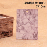 100pcs Paper Necklace Card Bracelet Earrings Display Packaging Card
